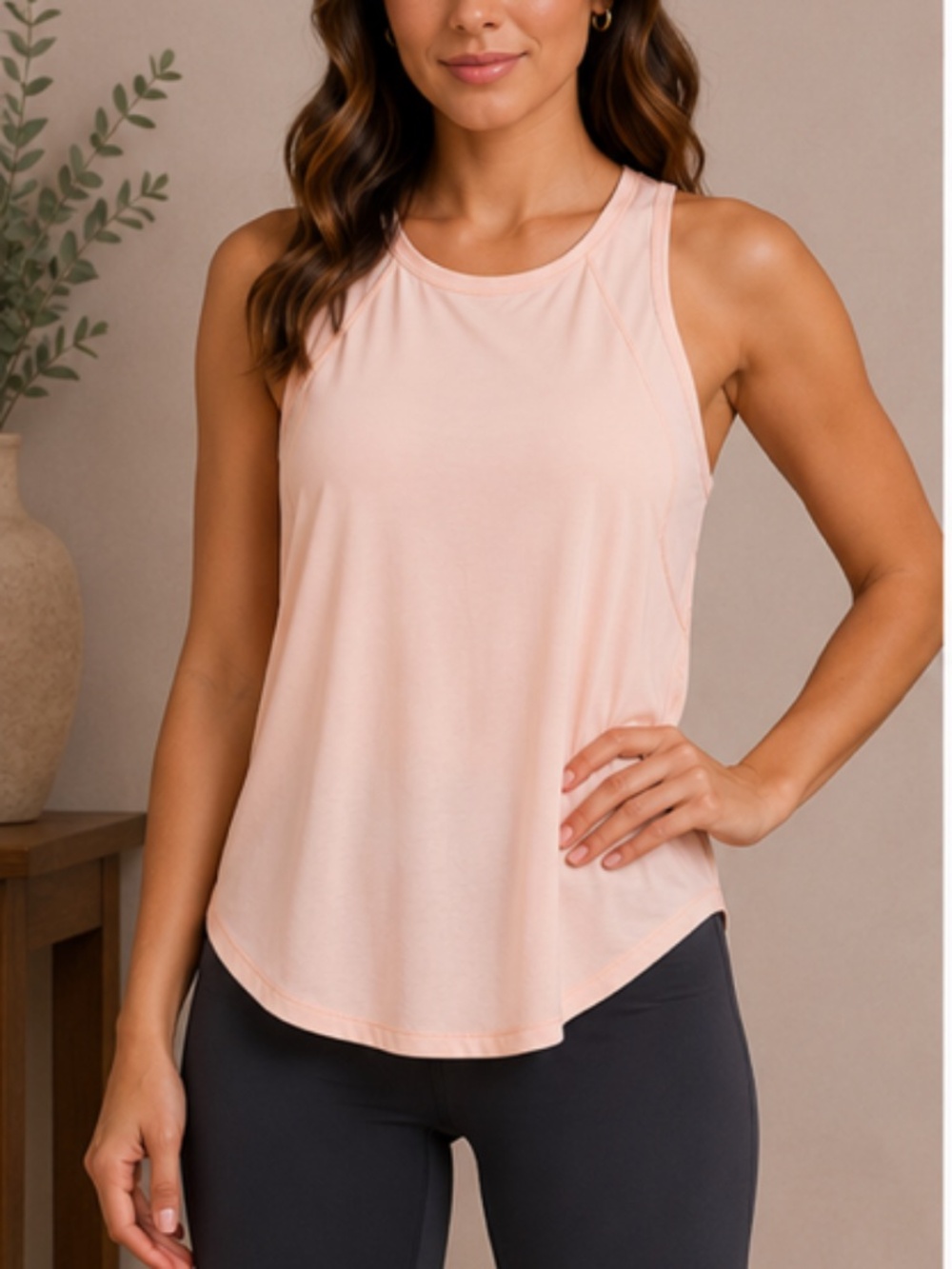 All In Motion Women’s Peach Workout Tank Top, size XL